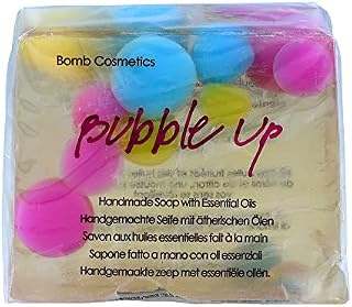 Bomb Cosmetics Bubble Up Vegan Friendly Soap Bar Slice, Passionfruit Scented, With Pure Essential Oils, Handmade and Cruelty Free, 100g
