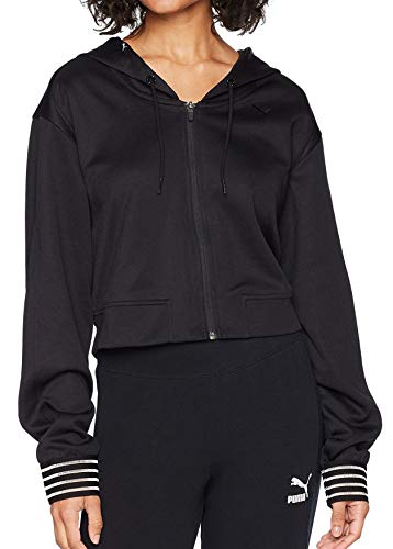 Amazon.com: PUMA Women's Fusion Elongated Full Zip Hoodie, Black
