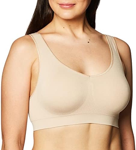 Bali One Smooth U Wireless Bra, Seamless No-Bulge Shapewear Bra, Pullover Bralette with No-Roll Underband and No-Dig Straps