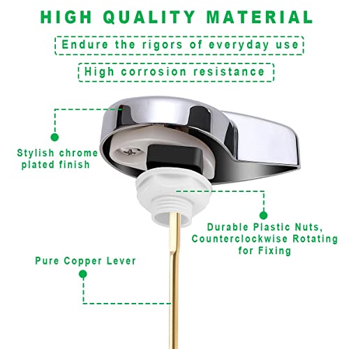 Pdfans Side Mount Toilet Tank Flush Lever Handle For Toilets #TOP2