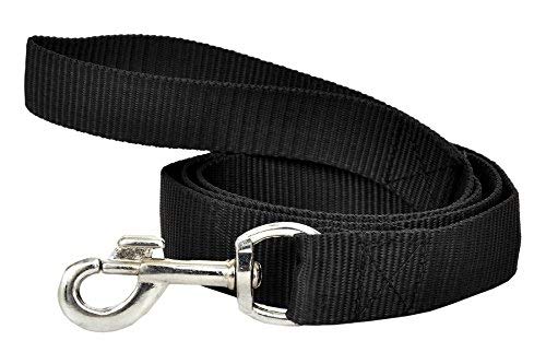 PSK PET MART Fancy 1.5 Inch Nylon Dog Leash - Black,Extra Large (B08K7GGSHC) Amazon Price History, Amazon Price Tracker
