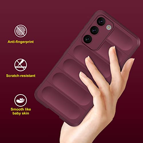 Image of Amazon Brand - Solimo Mobile Cover for Samsung Galaxy S23 Plus (Silicone Plum)