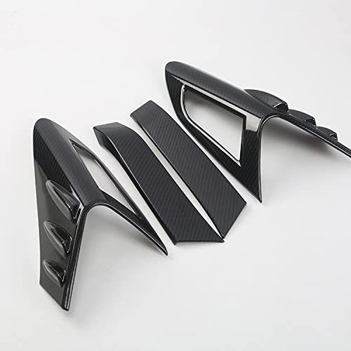 Hyorebi Car Accessories For Toyota C-Hr Chr 2018 2019 2020 2021 2022 Tail Light Cover Trim Rear Taillight 4Pcs (Carbon Fiber Color) #TOP5