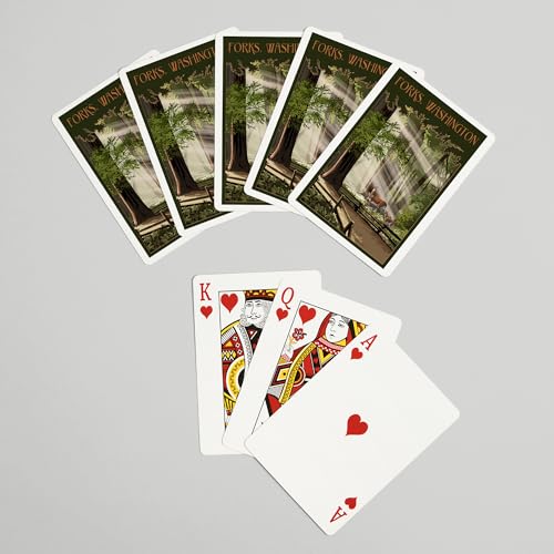 Naipes Poker Forks Washington Deer Fawn Parque Nacional miniatura 7