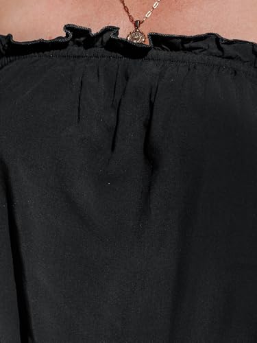 CUPSHE Women Swim Cover Ups Romper Strapless Tube Solid Beach Coverup3