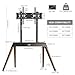 UNHO Easel Tripod TV Stand for 40–86 Inch Universal TVs, Solid Wood Leg Floor TV Mount, Height Adjustable, Max VESA 600x400, load 50kg, Modern Freestanding TV Stand for Living Room, Bedroom, Office