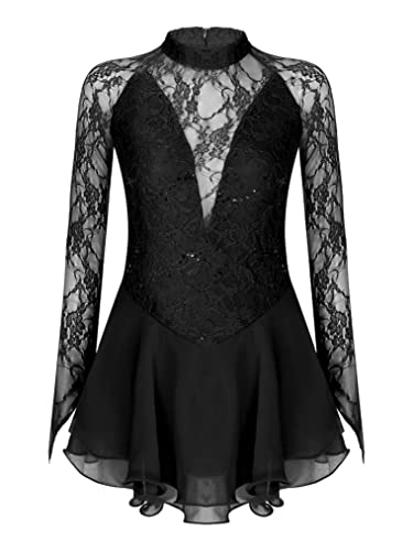 Freebily Vestito da Pattinaggio Artistico per