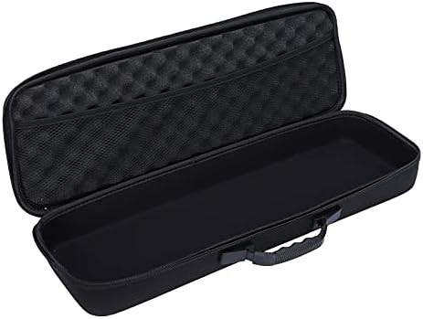 SASKATE EVA Hard Shell Fishing Rod Case Fishing Gear Storage Bag Fishing Pole Protector with Double Zippers Sponge Padding for Rods Reels Boat Accessories