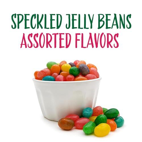 SUNNY ISLAND Brach's Speckled Jelly Bird Eggs Candy, Pastel Color Jelly Beans, 3 Pound Bag
