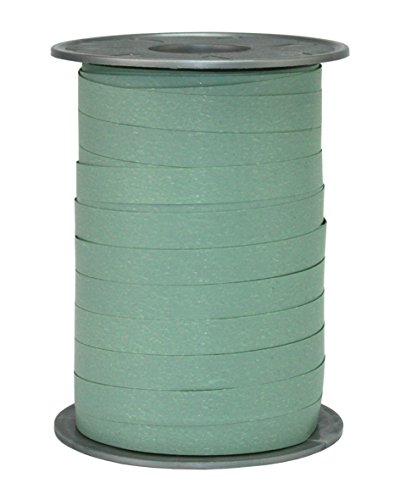 PRÄSENT - OPAK Curling Ribbon Old Green 10 mm width, 200 m length, Mint Green