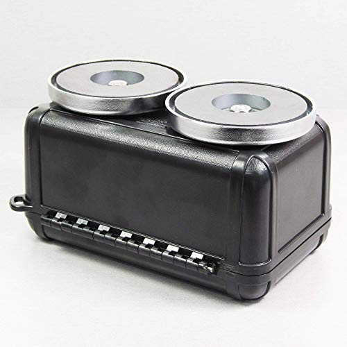 Stash 365 | Large Magnetic Stash Box For Under Car | With Smell Proof Bag | Waterproof | For GPS Tracker