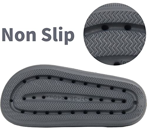 Image of BenSorts Pillow Sandals for Women Men Thick Sole Adjustable Buckles EVA
