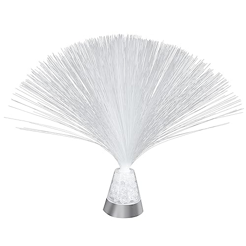 TEHAUX Battery-Powered Fiber Optic Light Thick Sensory Lamp Changing Decorative Led Fiber Optic Lamp for Home