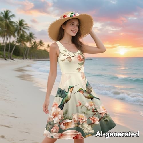 Image of Hawaii Matching Couple Outfits Husband and Wife Clothing Fashionable Mens Casual Shirts Hawaii Dress with Soft Fabric