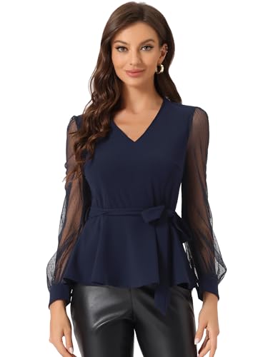 試着のみ KAYLE WOOL CASHMERE PEPLUM BLOUSE 312eigPaNLL.jpg