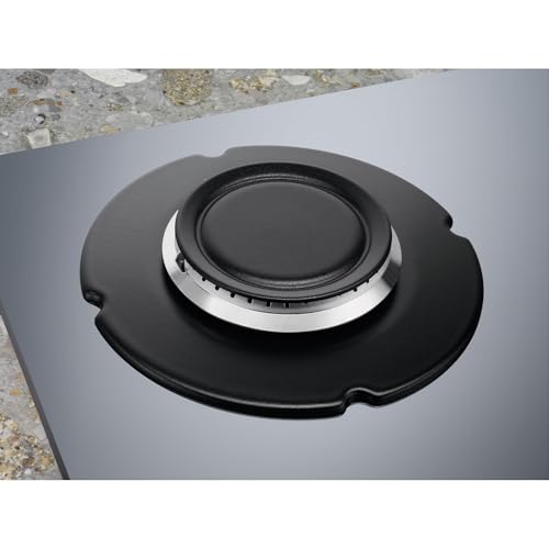 Electrolux 600 Series EGG64272M Piano Cottura a Gas su Vetro 60 cm, Controllo Fiamma StepPower, 4 Fuochi, Griglie in Ghisa, Accensione Integrata, Sistema di Sicurezza - Immagine 2