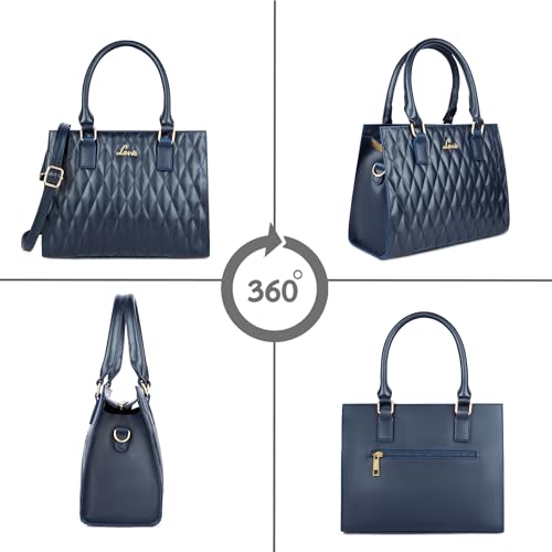 Image of Lavie Women's Stitch Shelly Medium Satchel Bag | Ladies Purse Handbag