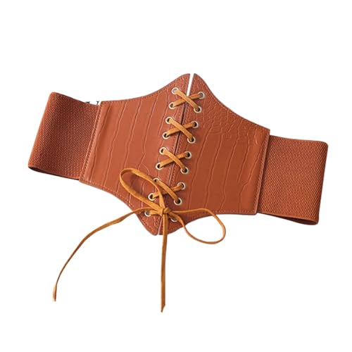 Fashion Wide Waist Belt for Rave and Festival Wear Waist Belt Slimming Versatile Dress Shirt Decoration Elastic Belt