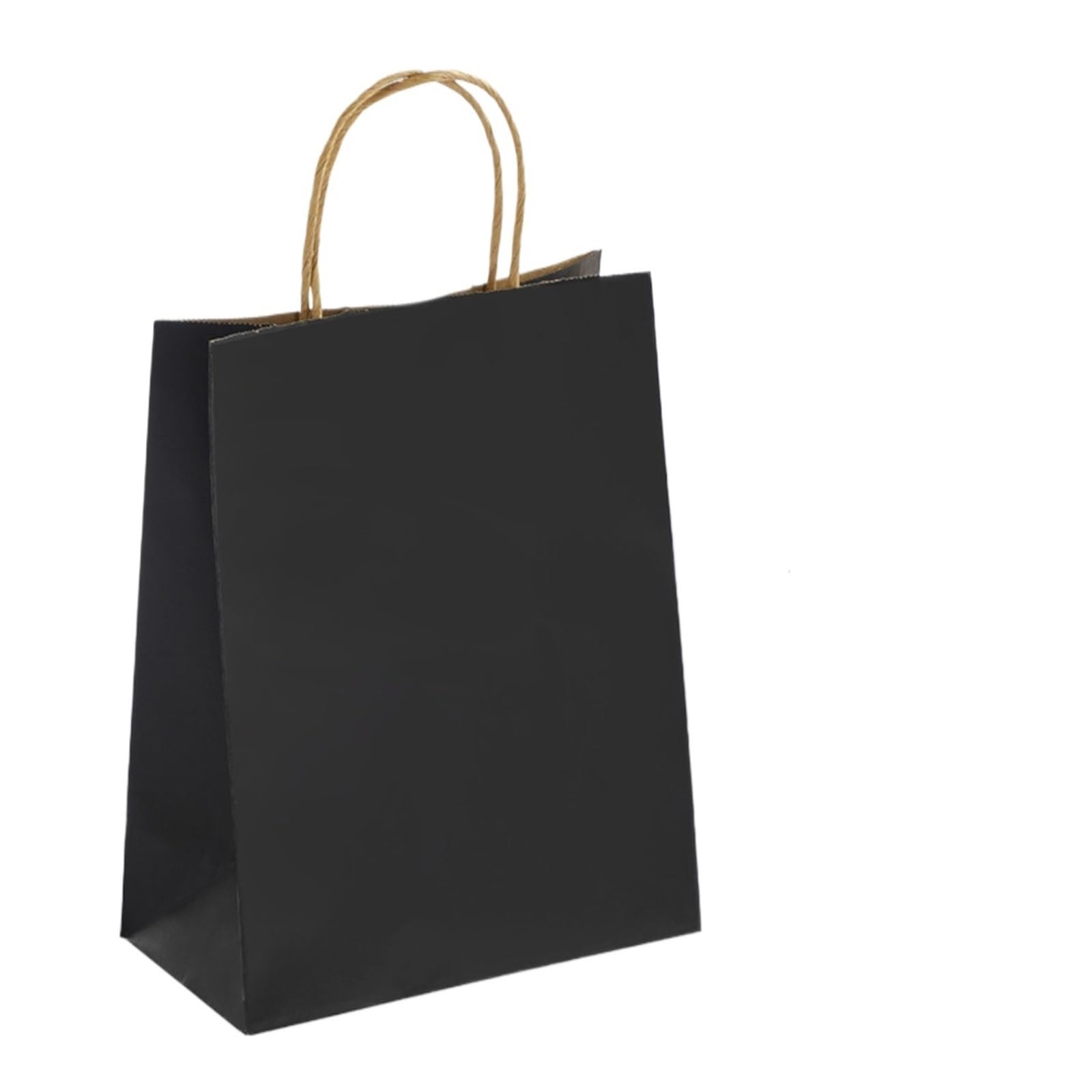 Bolsa Regalo 10/50/100 Bolsas De Papel En Blanco Y Negro. | Bolsa de regalo for fiesta de cumpleaños, boda, festival, con asa for compras(Black,50PCS)