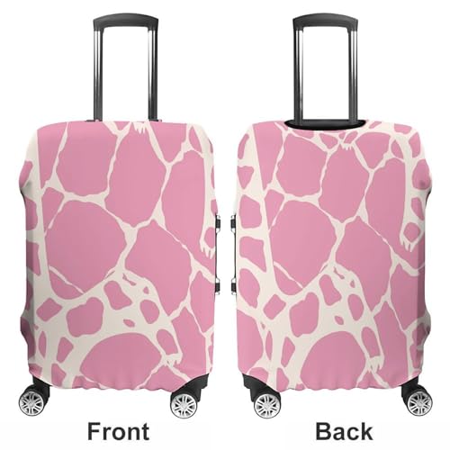 Giraffe Texture Travel Luggage Cover Elastic Washable Suitcase Cover Dustproof Anti-Scratch Suitcase Protector Fits 19-32 Inch Luggage, L3