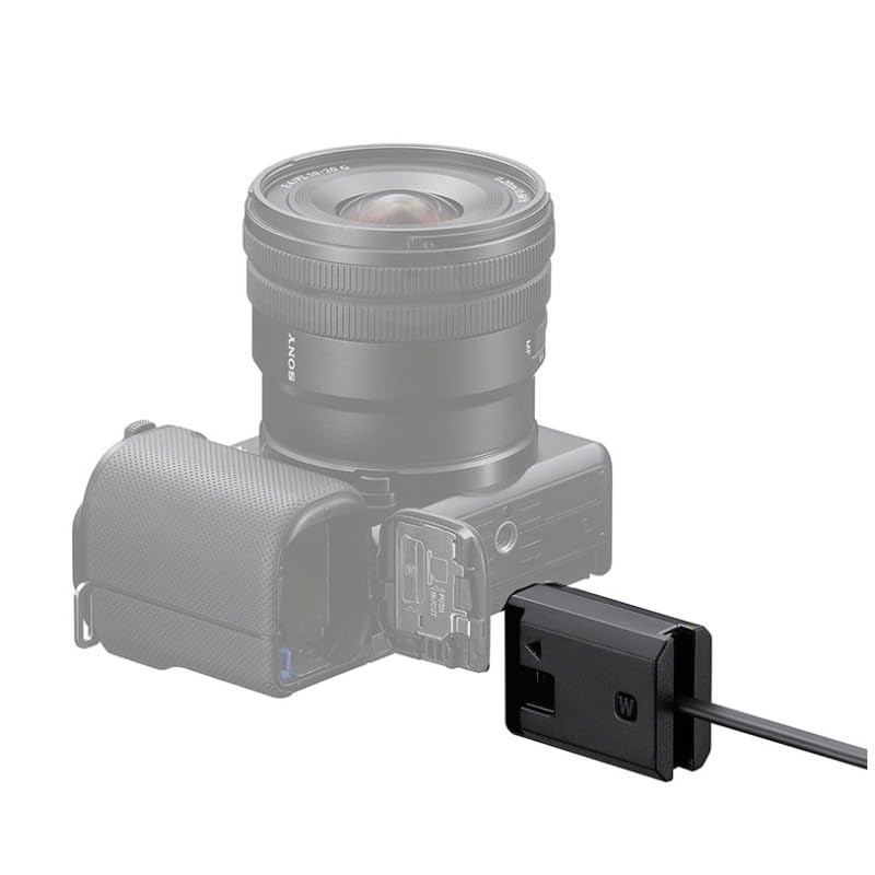 Image of DC-C1 USB PD DC Coupler for Sony NP-FZ100 & NP-FW50 - Lockable Cable with Power Indicator, 1.6m Adjustable Cord for Continuous Camera Power
