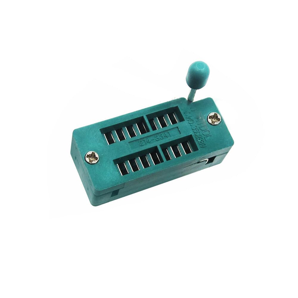 2pcs Test Universal ZIF Socket 14pin 14 pin dip 2.54mm Socket Pitch