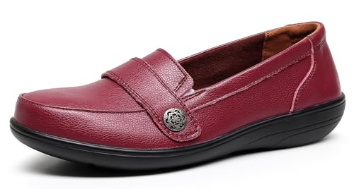 Image of VenusCelia Women's Band Walking Flat Loafer | Casual Shoes