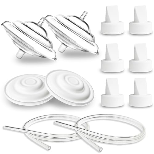 Image of Nenesupply Pump Parts Compatible with Spectra S1 S2 9 Plus Breastpump Replace Backflow Protector Membrane Duckbill Valve Tube Not Original Spectra Replacement Pump Parts