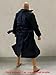 BOSWON 1/12 Scale Black Fabric Wired Trench Coat Model for 6