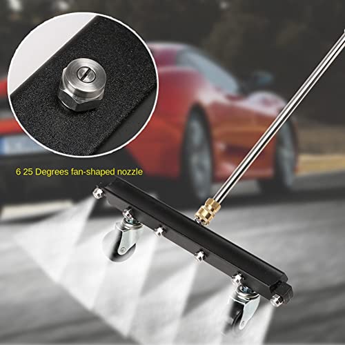 Sefdrert Limpiador una PresióN Debajo del Carro Accesorio de Lavado una PresióN para Limpieza del Chasis del AutomóVil Equipado con 6 Boquillas de Ventilador Parte Inferior del AutomóVil - imagen 7