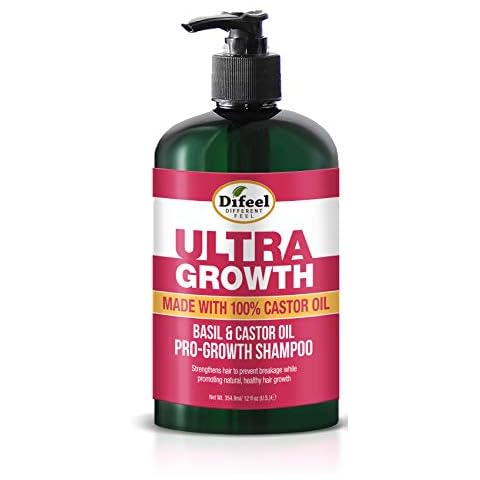Difeel Ultra Growth Castor Oil Shampoo for Hair Cover