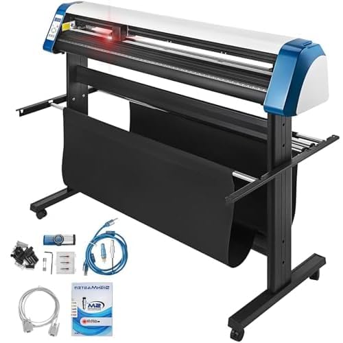 53-Inch Semi-Automatic Vinyl Cutter - Signmaster Software w/Floor...