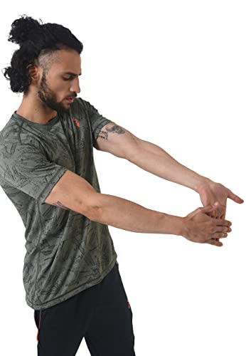 Image of CAHOOT Men Graphic Design Stylish Activewear & Sports T-Shirts(AZ22 CSM-SS-JRT0101)