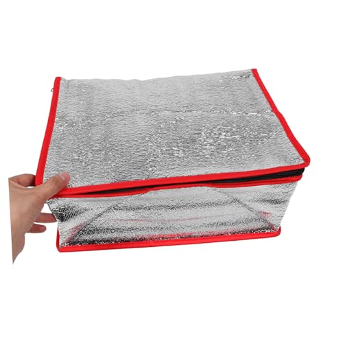 Aluminum Insulated Thermal Food Storage Bag Foldable Seafood Cooler Pouch with Flat Bottom Design Portable Cold Retaining Storage for Efficient Transport4
