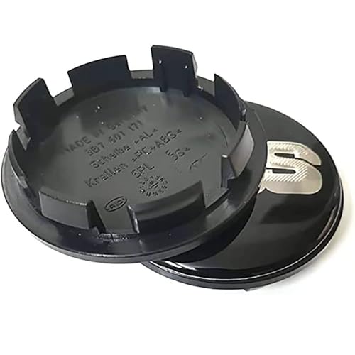 YYWWB 4pcs Car Wheel Hub Center Caps Cover for BBS 65MM Wheel Metal Emblem Badge Logo Rims Center Cap Covers Exterior Decorations Accessories,B Style