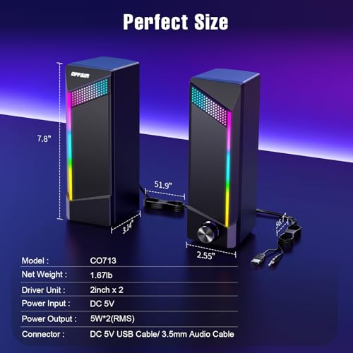 OFFSIR Computer Speakers GS005 の商品画像 5