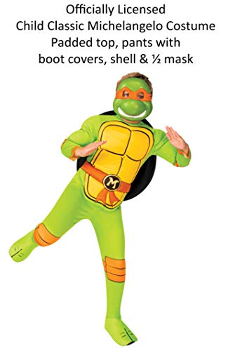Disfraz Michelangelo Tortugas Ninja para Niño Mediano miniatura 3