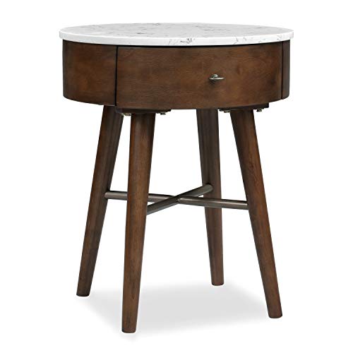 Poly & Bark Andover Side Table, Walnut #TOP20