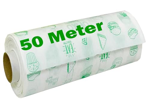 OFIXO 50 Meters Premium Non-Stick Butter Wrapping Paper Food Wrapping Paper Roll. Re-heatable Non Stick Paper, Oven Safe Parchment Paper Food Wrapping Paper (B0CP25PCY4) Amazon Price History, Amazon Price Tracker