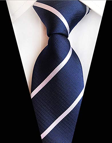 Image of Men's Necktie Classic Silk Tie Woven Jacquard Neck Ties 9 PCS
