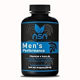 Vitaminas y Minerales para Hombres con Arginina, BCAA’s, Creatina| Hierro, Magnesio, Zinc | 776 mg por Cápsula| 90...