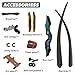 HANDBAIGE Original Archery Longbow Set for Adults 60'' Right Hand Long Bow for Hunting Take Down Wooden Longbow Kit for Shooting (40lbs)