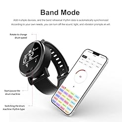 WOTEG 5 Pcs Montre-Bracelet métronome vibrante | Montre vibrante métronome Portable avec Tempo, Beat et RHY | Montres à… - Les Beatles, Paul McCartney, John Lennon, RIngo Starr, George Harrison WOTEG 5 Pcs Montre-Bracelet métronome vibrante | Montre vibrante métronome Portable avec Tempo, Beat et RHY | Montres à… – Image 7