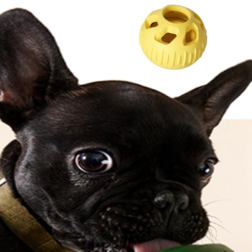 MZRAN Welpenspielzeug für kleine bis große Hunde, stabiles Silikon, Leckfutter, befüllbar, Leckerliball, Kauspielzeug, Form für Hundetraining, Leckerli-Spender