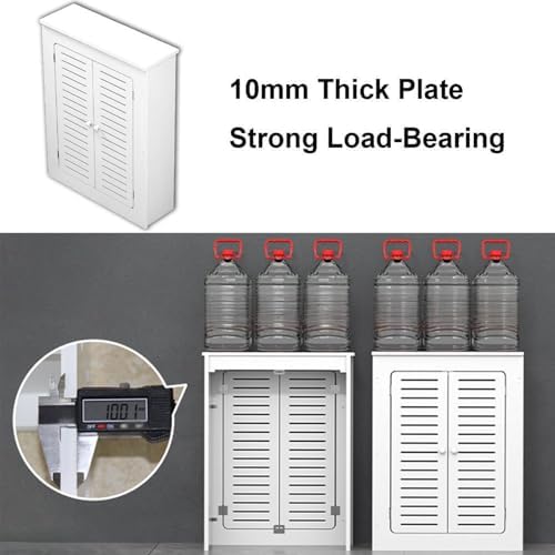 Radiator Cover for Home - 2-Door Heating Cabinet Shelf, Easy to Clean, Stylish Design for Living Room, Bathroom, & Bedroom, Hides Messy Pipes (31.5x31.5x7.9 in)