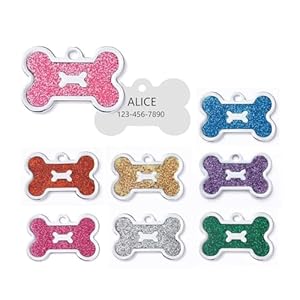 Personalisierbare Fovaok Hunde- oder Katzenanhänger, 7 Stück