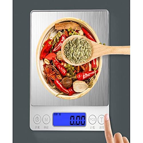 Balance de cuisine numérique pour la nutrition et la préparation des repas, taille : 12,7 cm x 10,5 cm. 1 balance