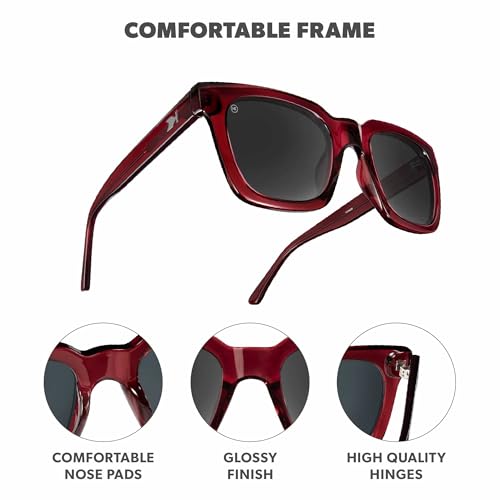 Image of Knockaround Trendy Polarized Sunglasses for Women - UV400 Protection