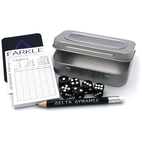 Delta Dynamic Farkle Travel Dice Game Cover