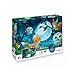 Produktbild Calypto 3907706 Tiere bei Mondlicht, 2x24 Teile Puzzle-Set mit Soft-Touch, Kinderpuzzle mit großen Teilen und samtiger Oberfläche inkl. Puzzleposter, für Kinder ab 3 Jahren, Nachauflage